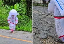 astronaut pothole