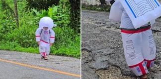 astronaut pothole