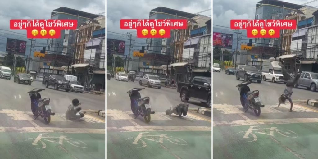 breakdancing red light