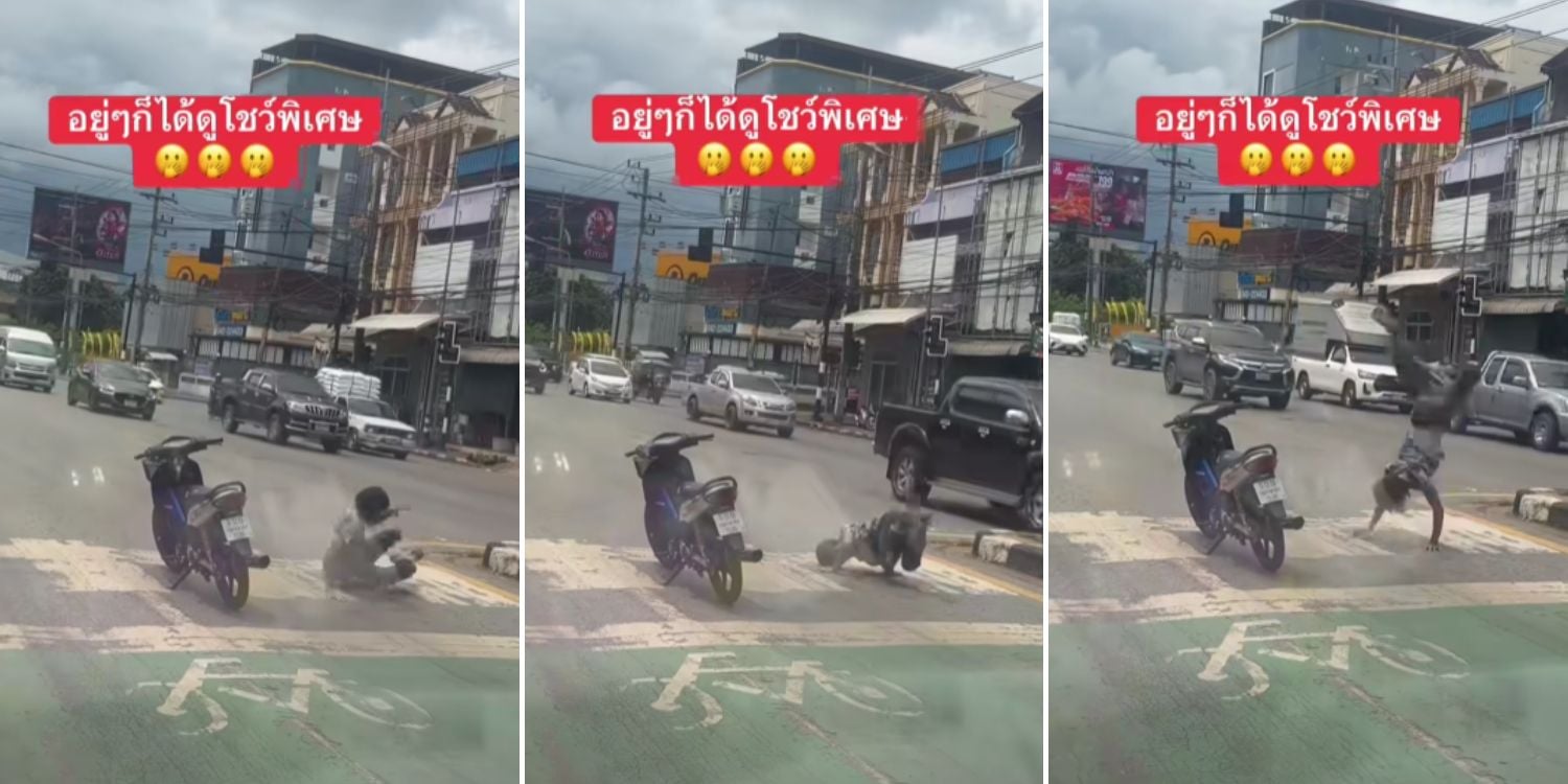 breakdancing red light