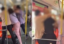 elderly couples brawl hong kong