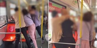 elderly couples brawl hong kong