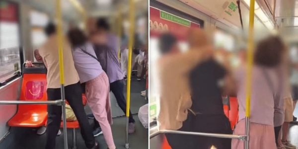 elderly couples brawl hong kong