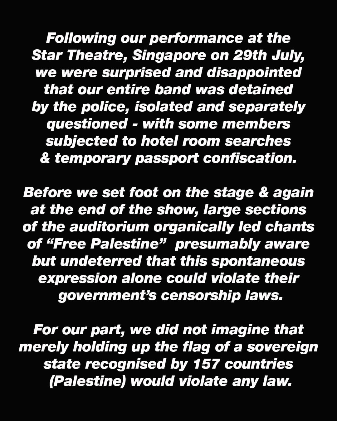massive attack palestine
