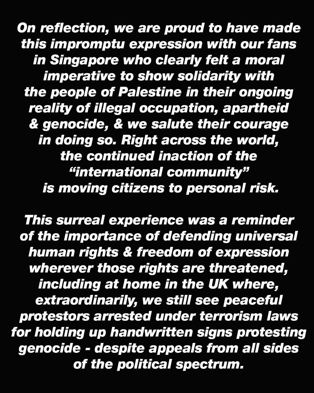 massive attack palestine