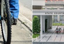serviceman bicycle pedestrian