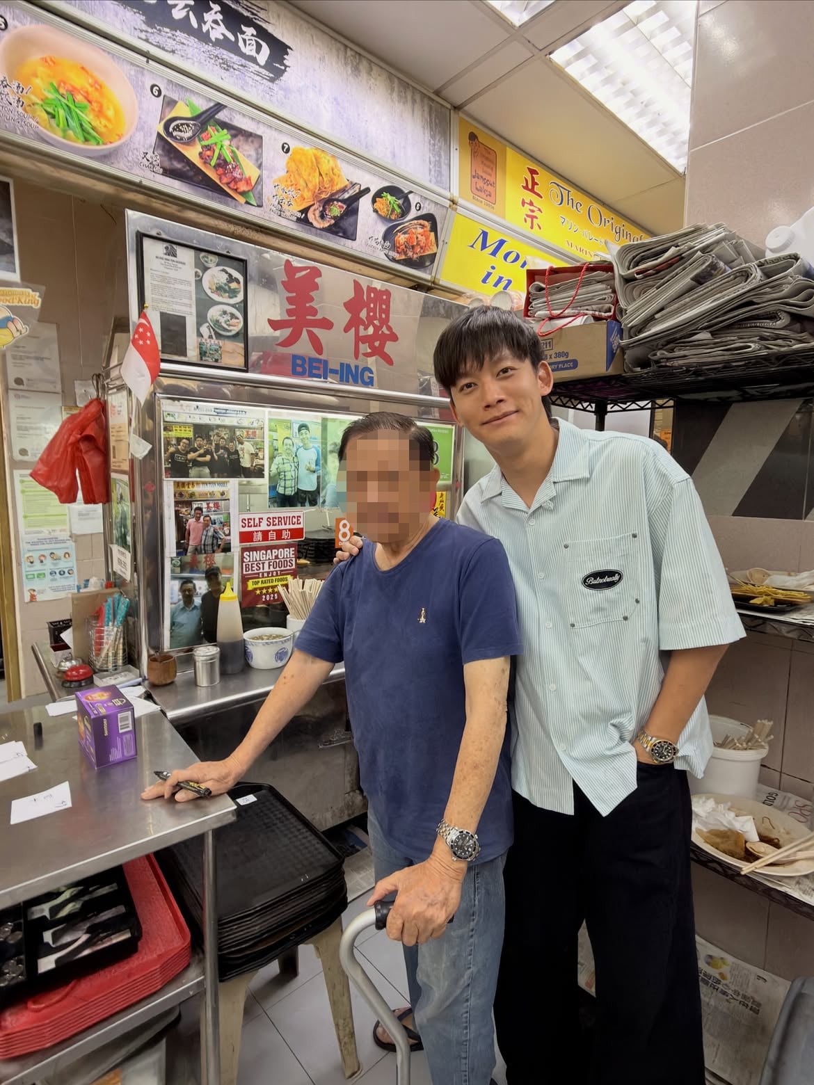 yap man pushed coffeeshop