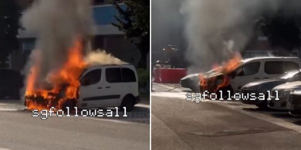 van fire pasir ris