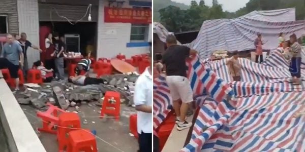 wall collapse china