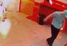 woman set fire