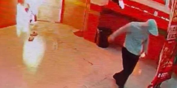 woman set fire