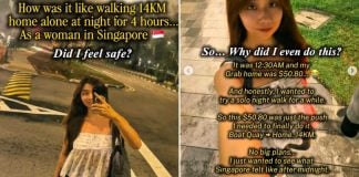 14km walk home