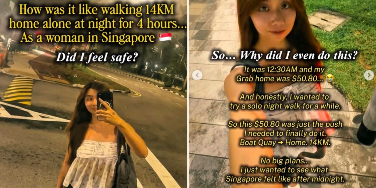 14km walk home