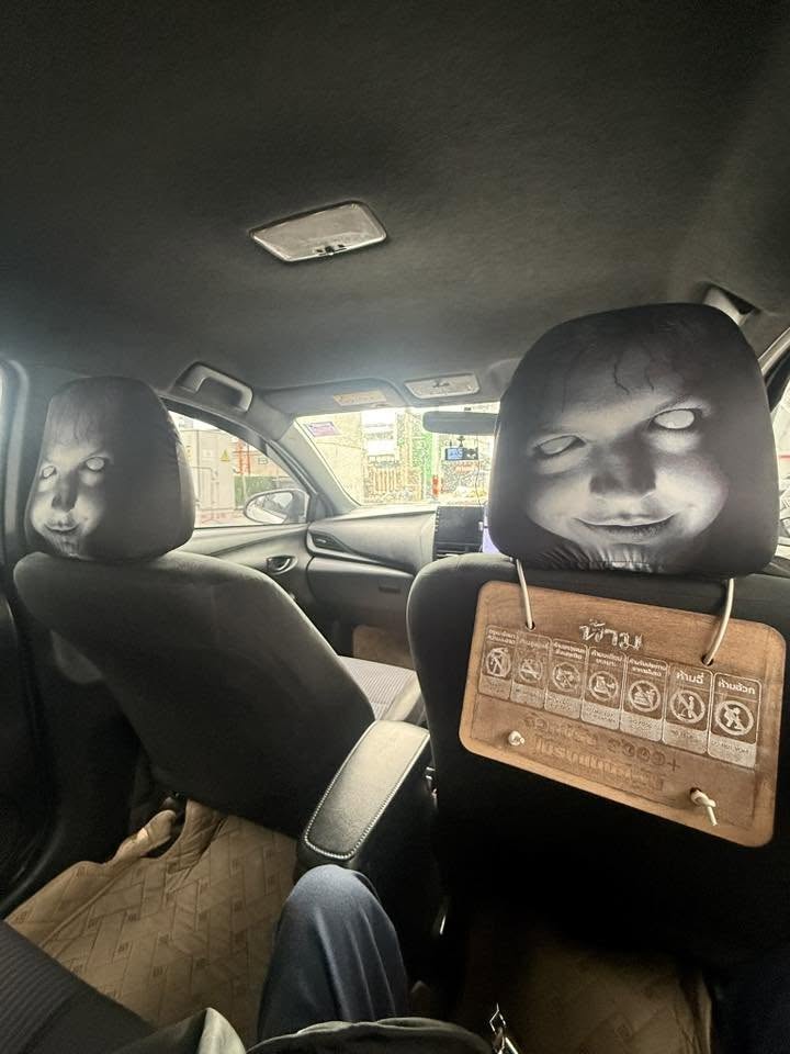 creepy masks e-hailing