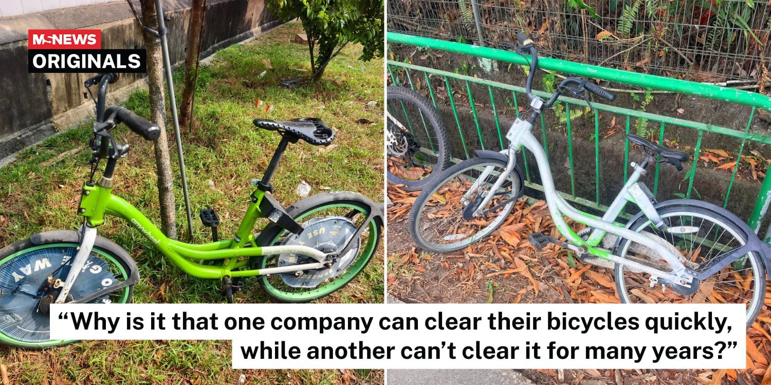 Anywheel bicycles abandoned