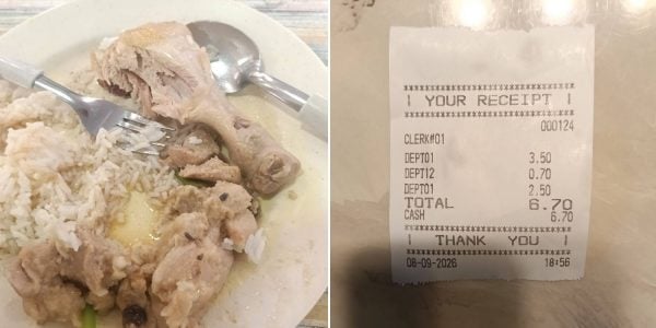 Customer complains that 2-meat cai png cost S$6.70 in Canberra, stall says premium dishes ordered