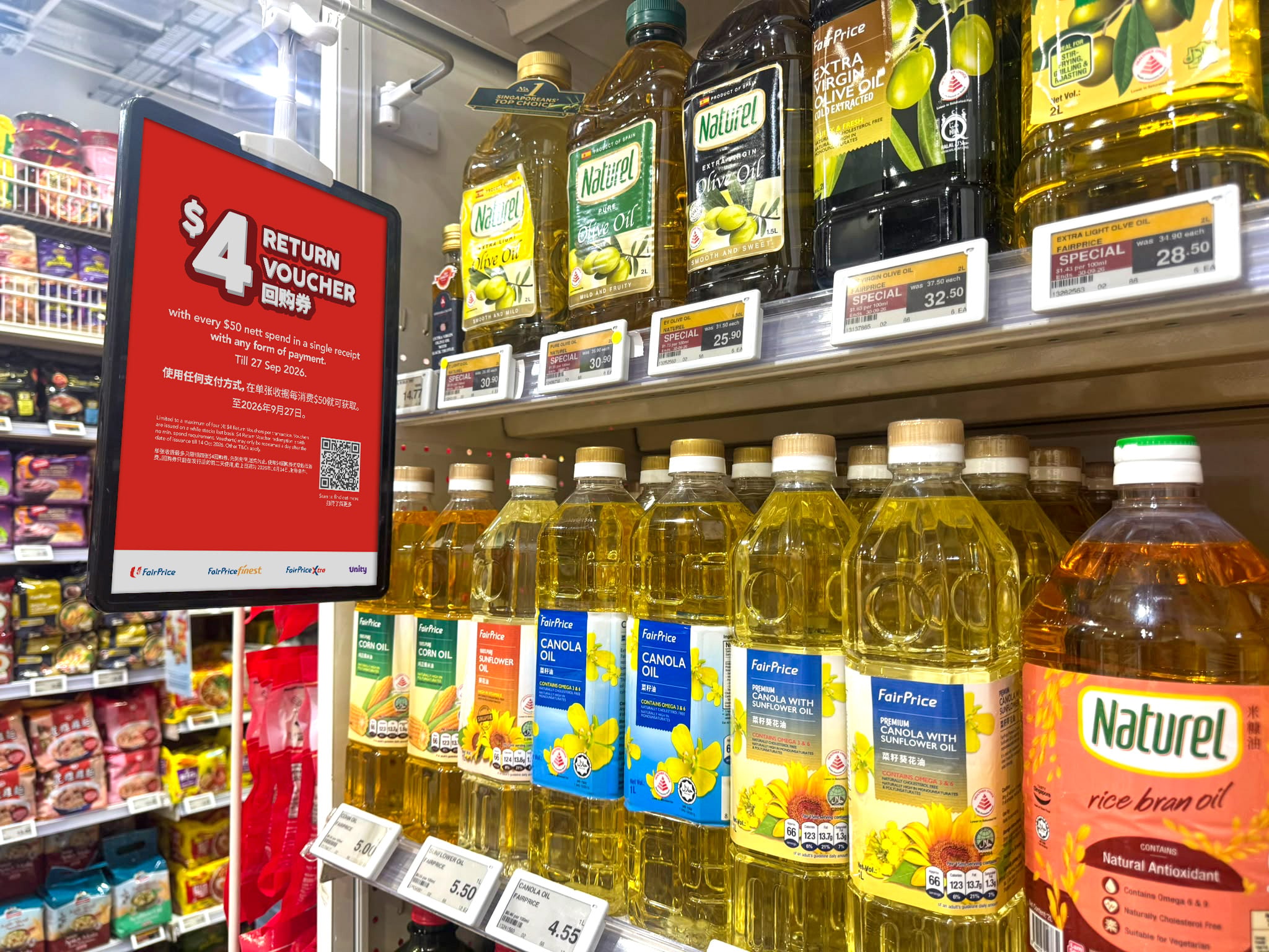 return vouchers fairprice