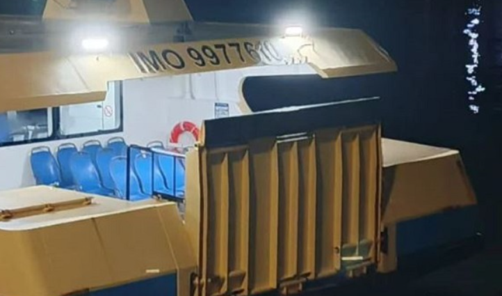 ferry collides penang