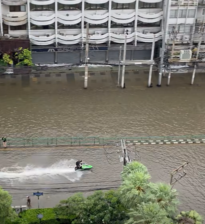 jet ski flooded 