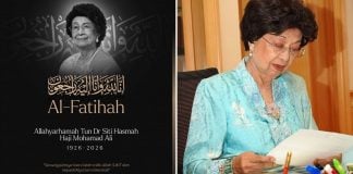 Siti Hasmah dies