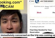 booking scam