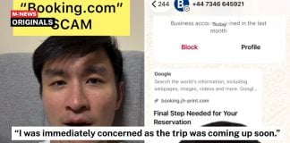 booking scam
