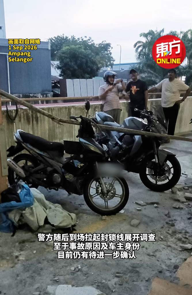 car falls carpark malaysia (2)