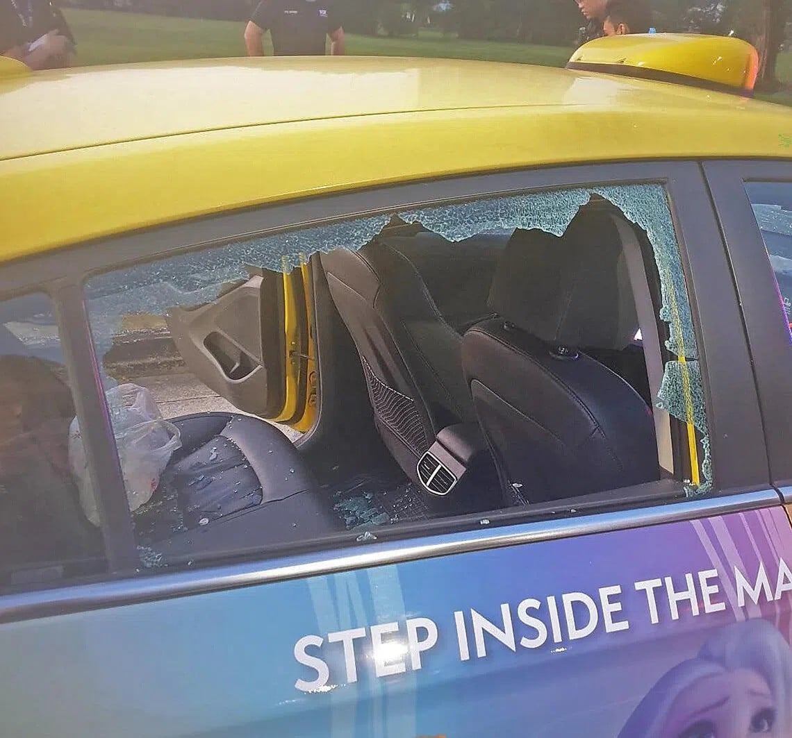drunk taxi windows