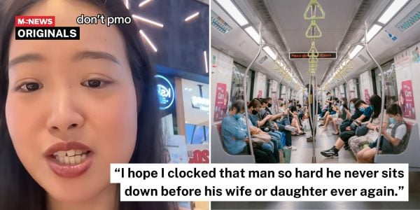 Woman says man didn't give seat to his wife on MRT & expected her to give up her spot