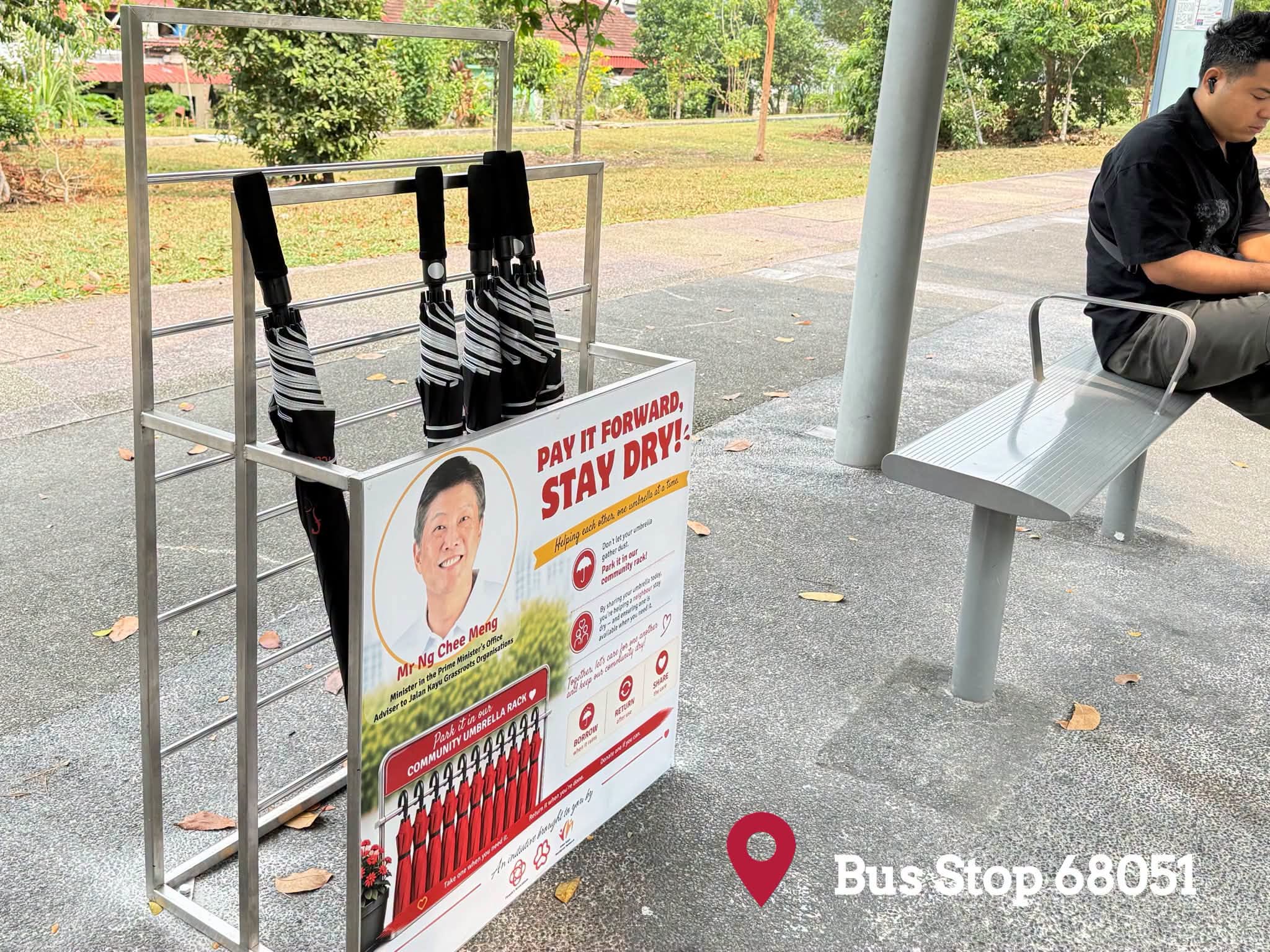 umbrella racks jalan kayu