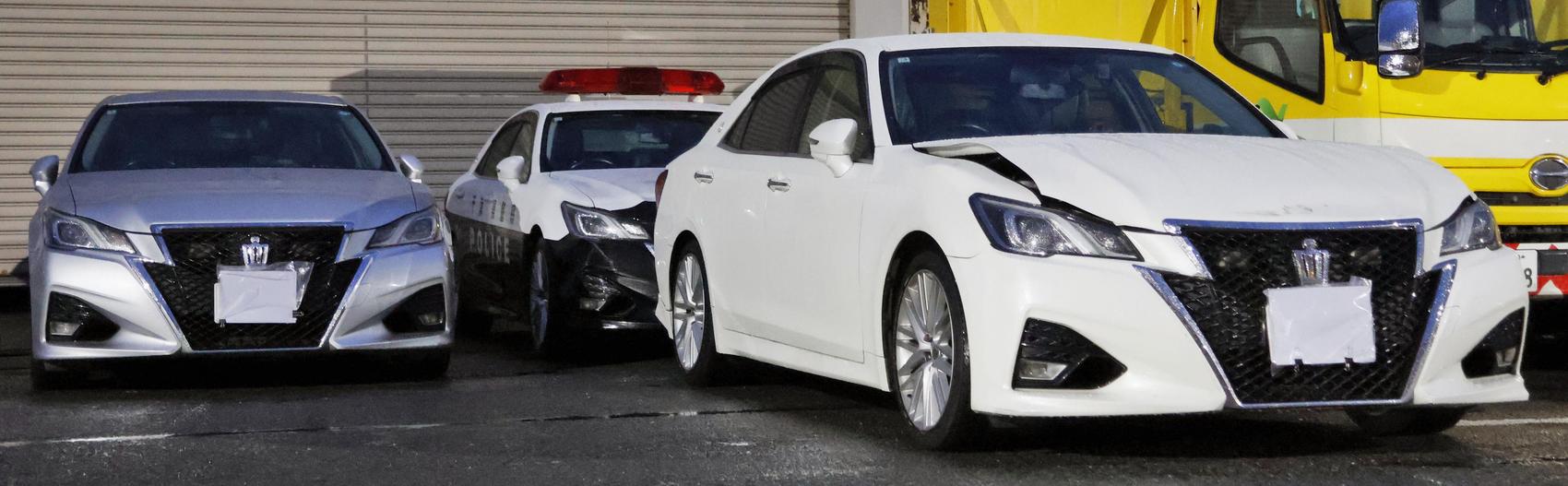 woman police cars