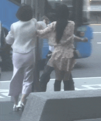 woman taxi driver fight (2)