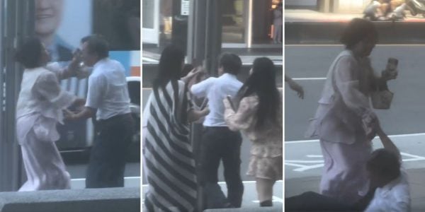 woman taxi driver fight