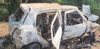 4 killed car fire