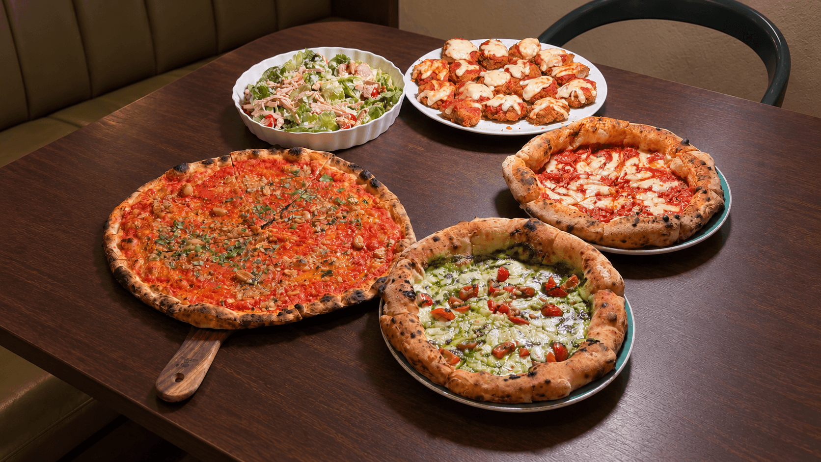 Vincenzo Capuano lunch buffet