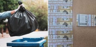 S$23K rubbish bag