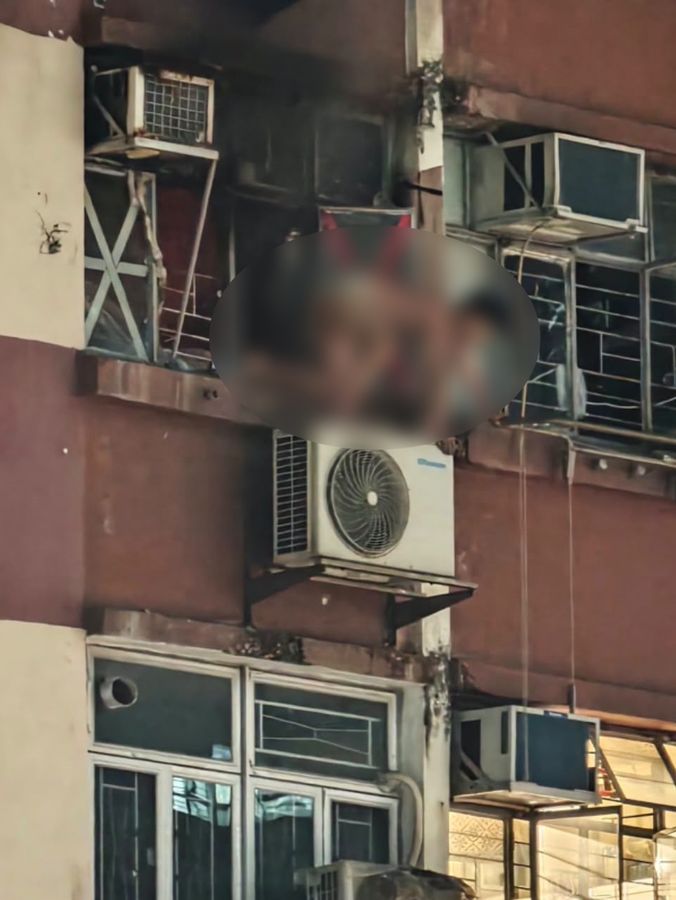 boy air-conditioning fire