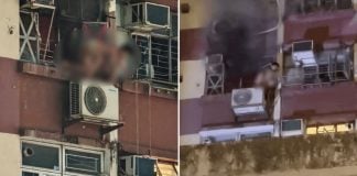 boy air-conditioning fire
