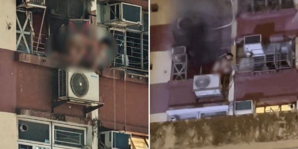 boy air-conditioning fire