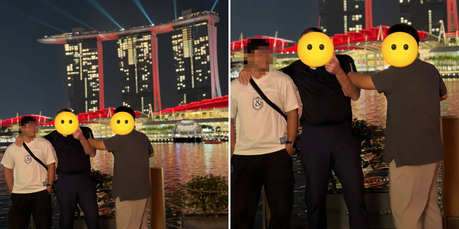 caucasian man tourists photo
