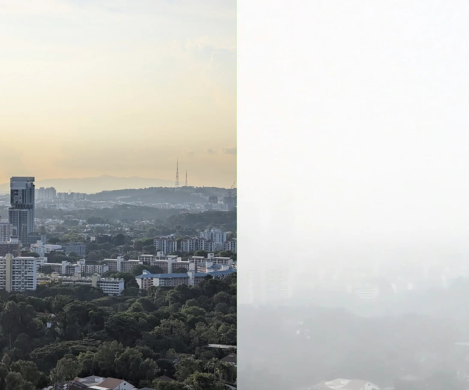 haze photos before-and-after