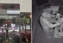 korea restaurant vandalised