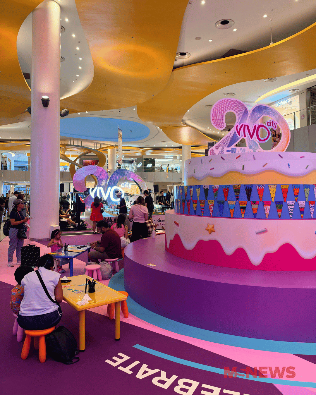 vivocity birthday pop-up